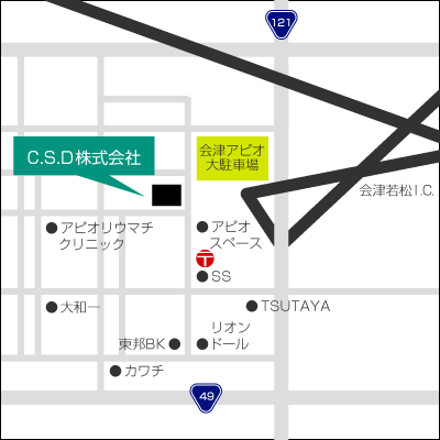 C.S.D本社地図